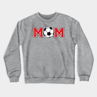 Soccer Mom Red Crewneck Sweatshirt